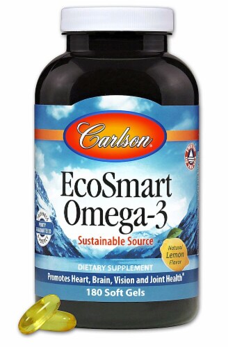 Carlson  EcoSmart® Omega-3   Lemon Perspective: front