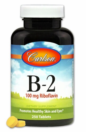 Carlson  Vitamin B-2 Riboflavin Supplements Perspective: front