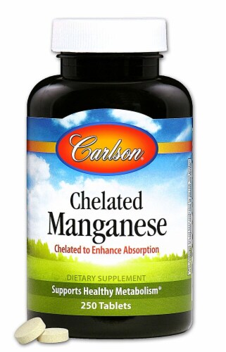 Carlson  Chelated Manganese Perspective: front