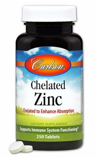 Carlson  Chelated Zinc Perspective: front
