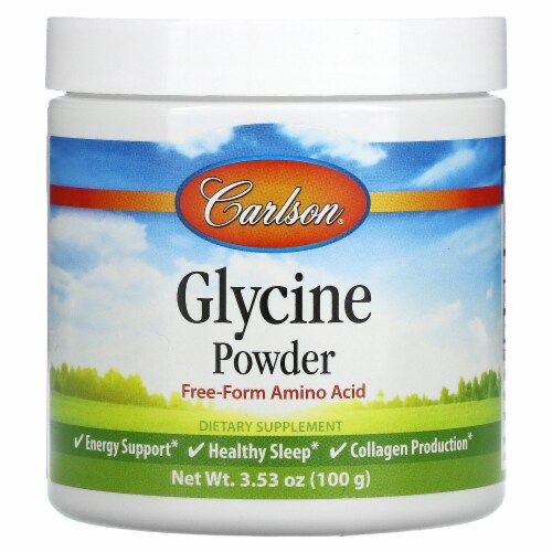 Carlson  Glycine Amino Acid Powder Perspective: front