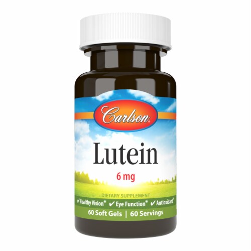 Carlson Lutein Soft Gels 6mg Perspective: front