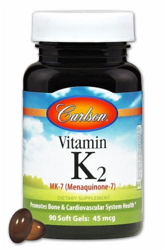 Carlson Vitamin K2 Supplements 90 Ct 45 Mcg Kroger