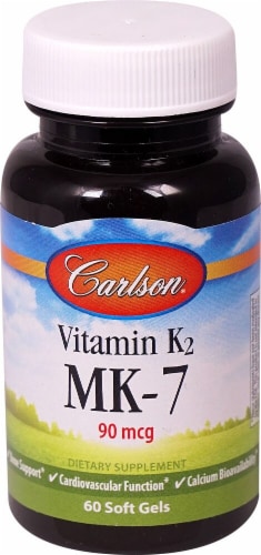Carlson Vitamin K2 MK-7 Supplements Perspective: front
