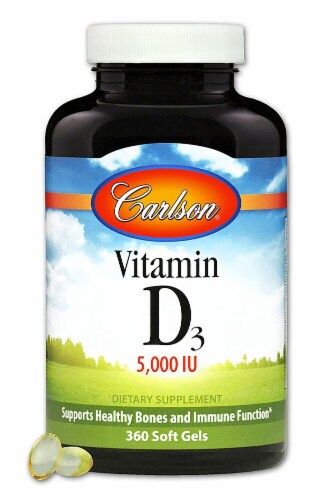 Carlson Vitamin D3 Supplements Perspective: front