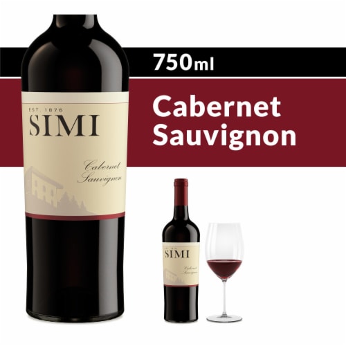 SIMI California Cabernet Sauvignon Red Wine Perspective: front