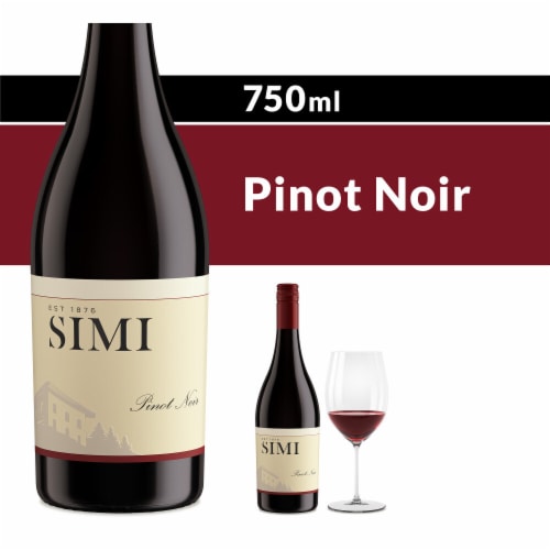 SIMI California Pinot Noir Red Wine Perspective: front
