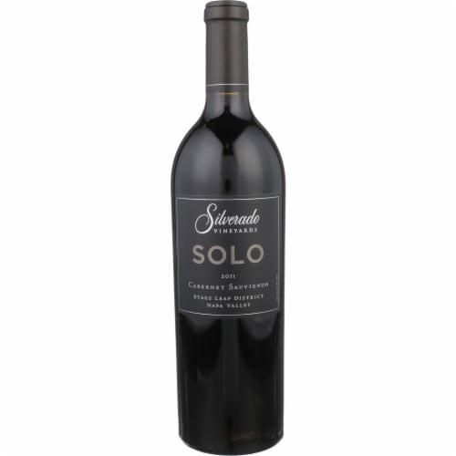 Silverado Vineyards Solo Cabernet Sauvignon California Red Wine Perspective: front