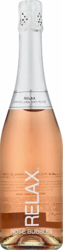 Relax Rose Bubbles Sparkling Dry Rose Perspective: front
