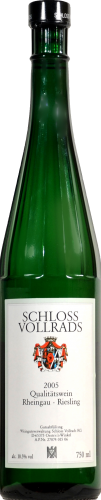 Schloss Vollrads QBA Riesling Perspective: front