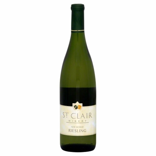 St. Clair Winery Riesling New Mexico Wine Perspective: front