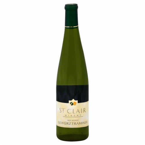 St. Clair Winery Gewurztraminer New Mexico White Wine Perspective: front