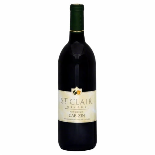 St. Clair Winery Cab-Zin Red Blend New Mexico Wine Perspective: front