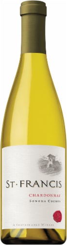 St. Francis Winery Chardonnay California White Wine Perspective: front