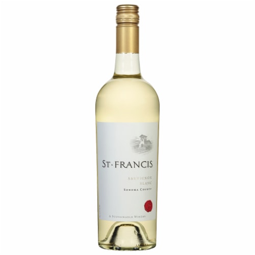 St. Francis Winery Sauvignon Blanc Wine Perspective: front