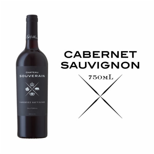 Chateau Souverain Cabernet Sauvignon Red Wine Perspective: front