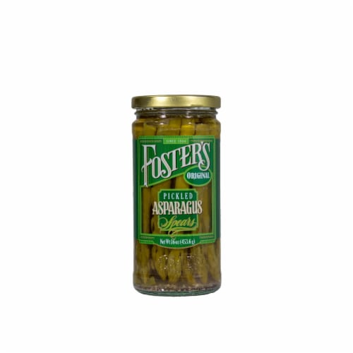 Foster's Original Pickled Asparagus Spears Perspective: front