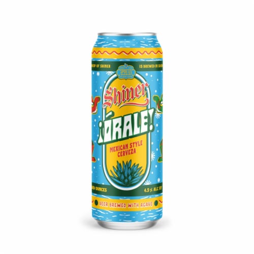 Shiner Orale Mexican-style Lager Craft Beer Perspective: front