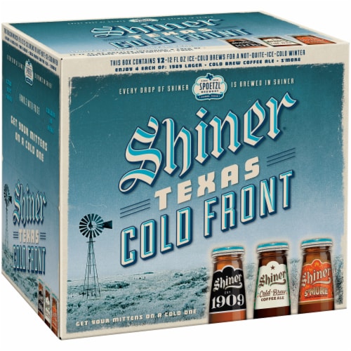 Shiner Texas Cold Front Beer Variety Pack Perspective: front