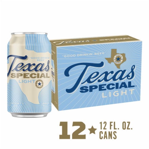 Texas Special Light Texan Lager Craft Beer Perspective: front