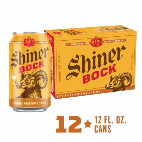 Shiner Bock Box O' Bocks! Beer Perspective: front