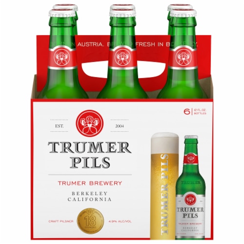 Trumer Pils Beer Case Perspective: front