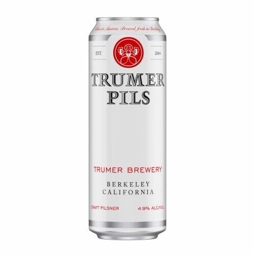 Trumer Pils Craft Beer Perspective: front