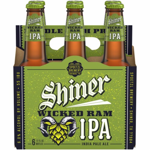 Spoetzl Brewery Shiner Wicked Ram IPA, 6 bottles / 12 fl oz Spoetzl Brewery Shiner Wicked Ram IPA, 6 bottles / 12 fl oz