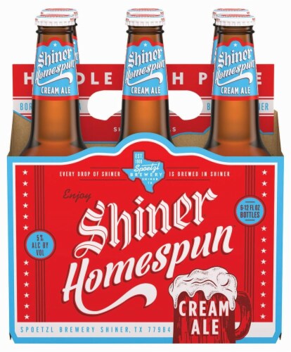 Shiner Homespun Cream Ale Perspective: front