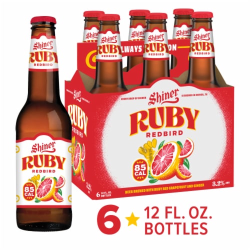 Shiner Ruby® Redbird Beer Perspective: front