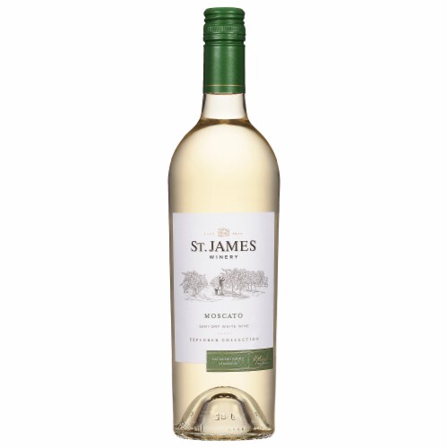 St. James Winery Moscato White Wine Perspective: front