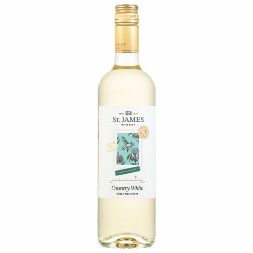 St. James Winery Country Missouri White Wine Perspective: front