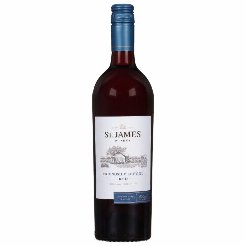 St. James Winery Friendship School Red Wine Perspective: front