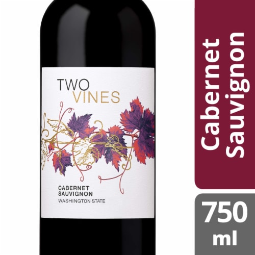 Two Vines Cabernet Sauvignon Washington Red Wine Perspective: front