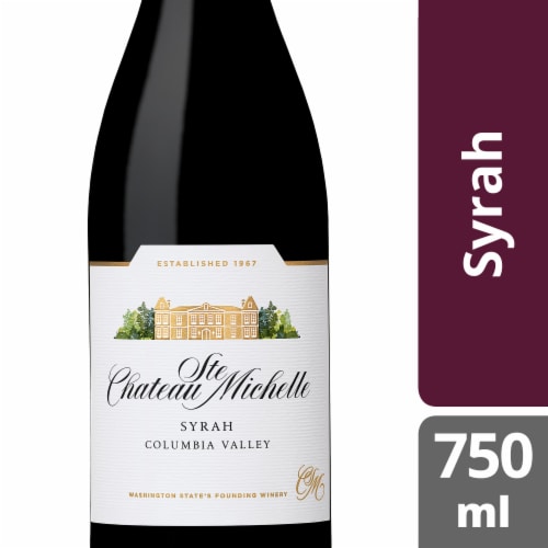 Chateau Ste Michelle Columbia Valley Syrah Washington Red Wine Perspective: front