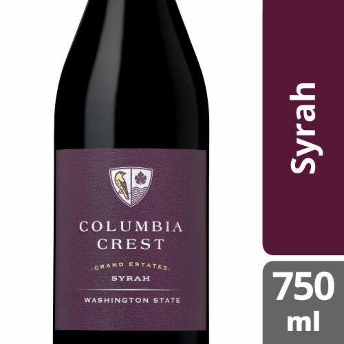 Columbia Crest Grand Estates Syrah Washington Red Wine Perspective: front