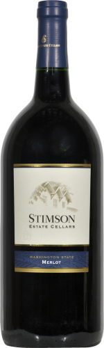 Stimson Estate Cellars Merlot Washington Red Wine Perspective: front
