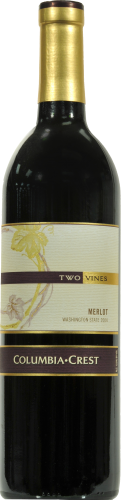 Two Vines Merlot Washington Red Wine Perspective: front