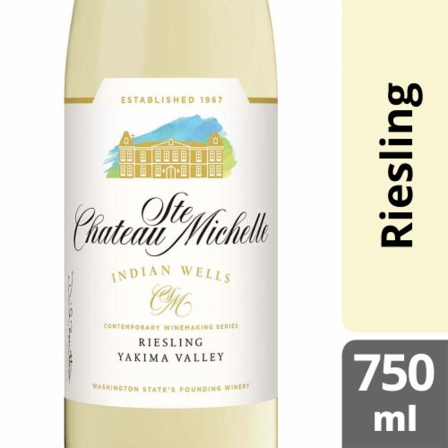 Chateau Ste Michelle Indian Wells Riesling Washington White Wine Perspective: front