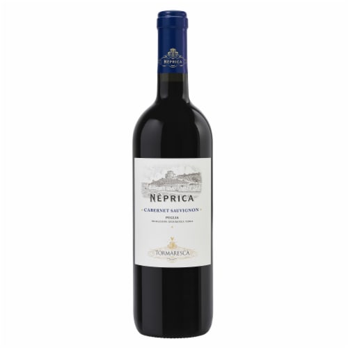Tormaresca Neprica Cabernet Sauvignon Italy Red Wine Perspective: front