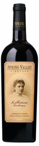 Spring Valley Vineyard Cabernet Franc Red Wine Perspective: front