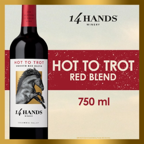 14 Hands Hot To Trot Red Blend Washington Red Wine, 750 mL - Smith’s ...