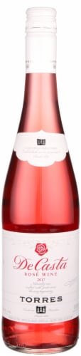 Torres De Casta Rosado Wine Perspective: front