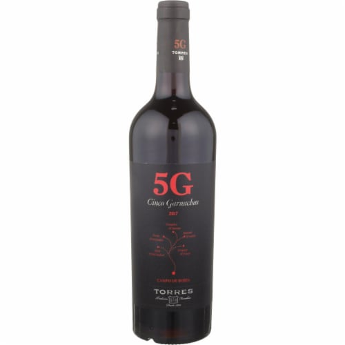Torres 5G Cinco Garnachas Garnacha Spanish Red Wine Perspective: front