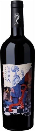 Sinners & Saints Prayers Of Sinners Red Blend Wine Perspective: front