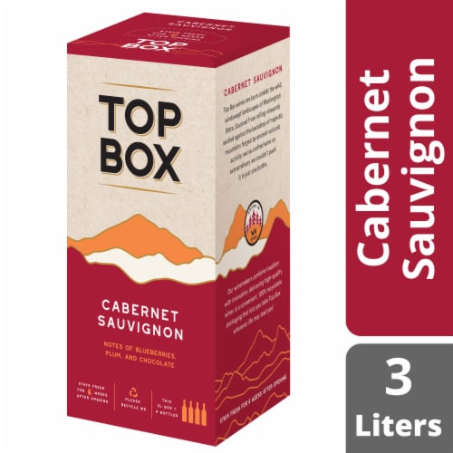 TopBox Red Blend Washington Red Wine Perspective: front