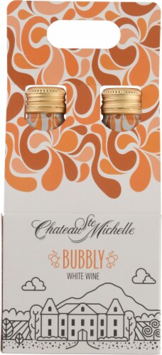 Chateau Ste Michelle Bubbly White Wine Perspective: front