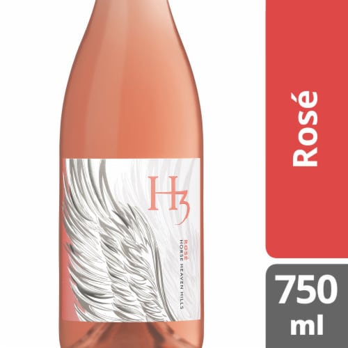 H3 Rosé Washington Rosé Wine Perspective: front