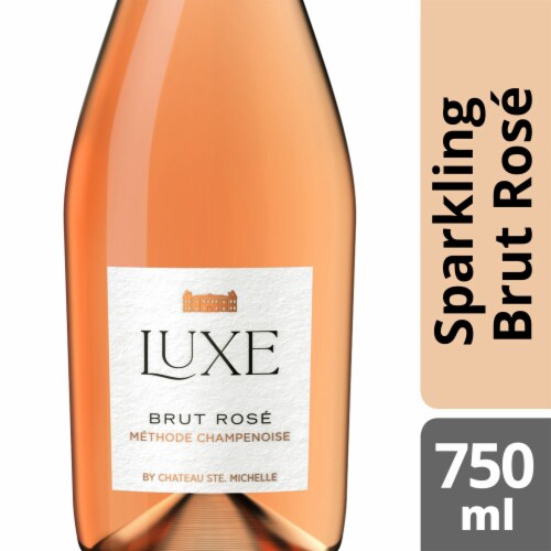 Chateau Ste Michelle Luxe Brut Rosé Sparkling Wine Perspective: front