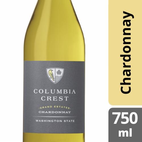Columbia Crest Grand Estates Chardonnay Washington White Wine Perspective: front